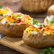 Potatoes con queso